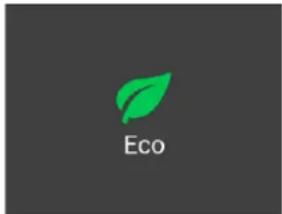 Barco Nerthus - 如何使用觸控顯示器使投影機進入 ECO 模式? - 1