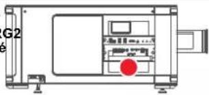 Barco SP4K-15 - Image de l'étiquette Description de l'étiquette Emplacement de l'étiquette - 2