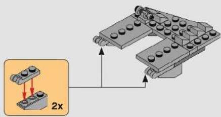 Diagram showing a 2x mechanical assembly with labeled components and directional arrows, including a zoomed-in view of the component.