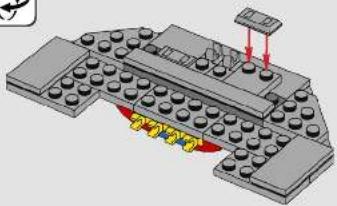 3D diagram of a mechanical assembly with stacked blocks and a small component (no text or symbols visible)