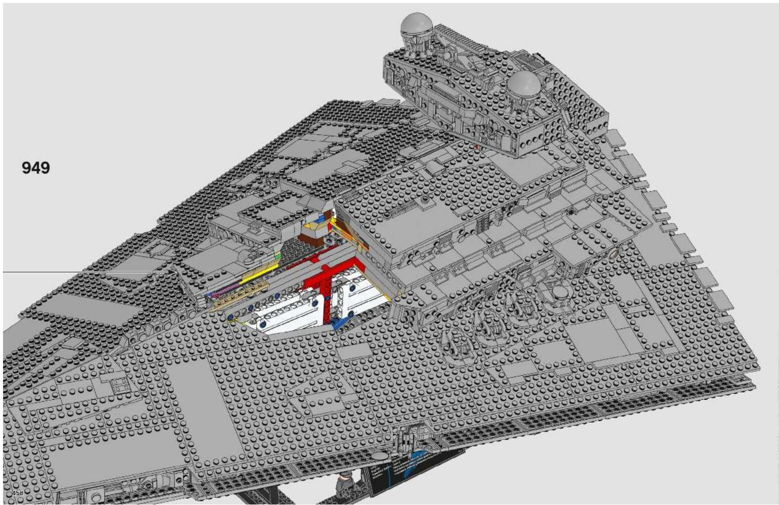 3D architectural rendering of a large ship or shipyard with detailed structural layout and no visible text or symbols