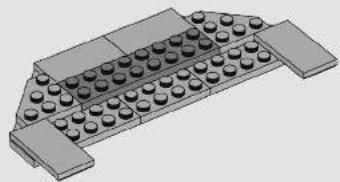 3D rendering of a mechanical assembly with multiple cylindrical components and a rectangular base (no text or symbols visible)