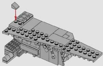 Isometric technical diagram of a mechanical assembly with no visible text or symbols