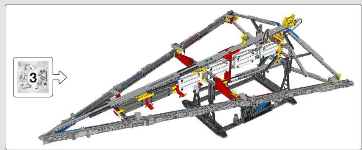 3D mechanical assembly diagram showing a multi-tiered structure with no visible text or symbols