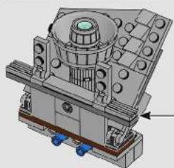 3D mechanical assembly diagram showing a housing with mounting flanges and a central component (no text or symbols visible)