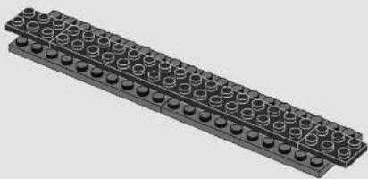 3D rendering of a black plastic component with multiple circular holes (no text or symbols)