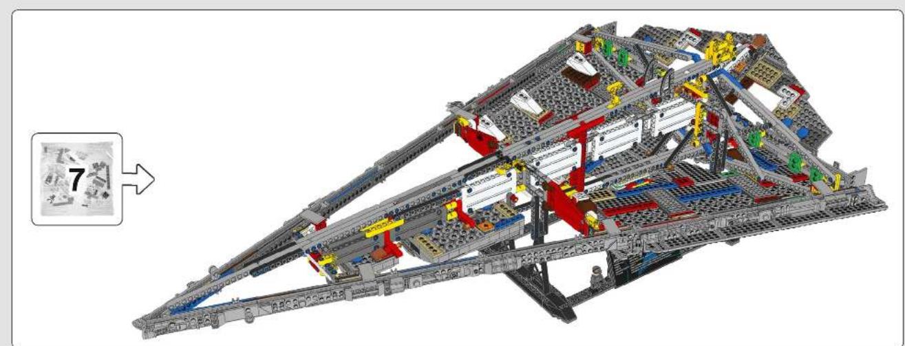 3D architectural model of a large ship or shipyard with multiple cranes and stacked structures, no visible text or symbols.