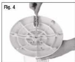 HONEYWELL HYF023 - Fixation du ventilateur vertical à la base - 4