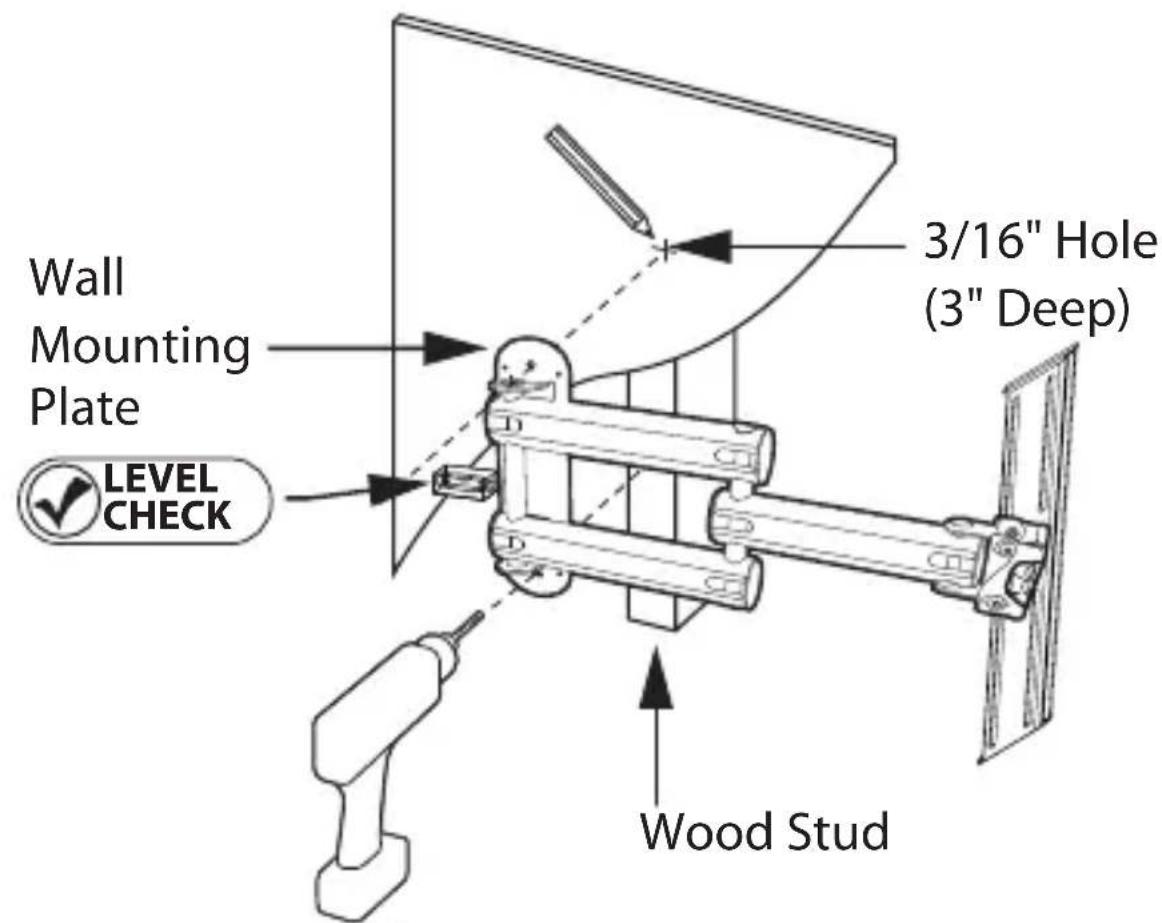 MONSTER FSM-ART-M-EFS - ⚠️ DO NOT over tighten bolts. This can damage the wall plate or the surface of your wall. - 1