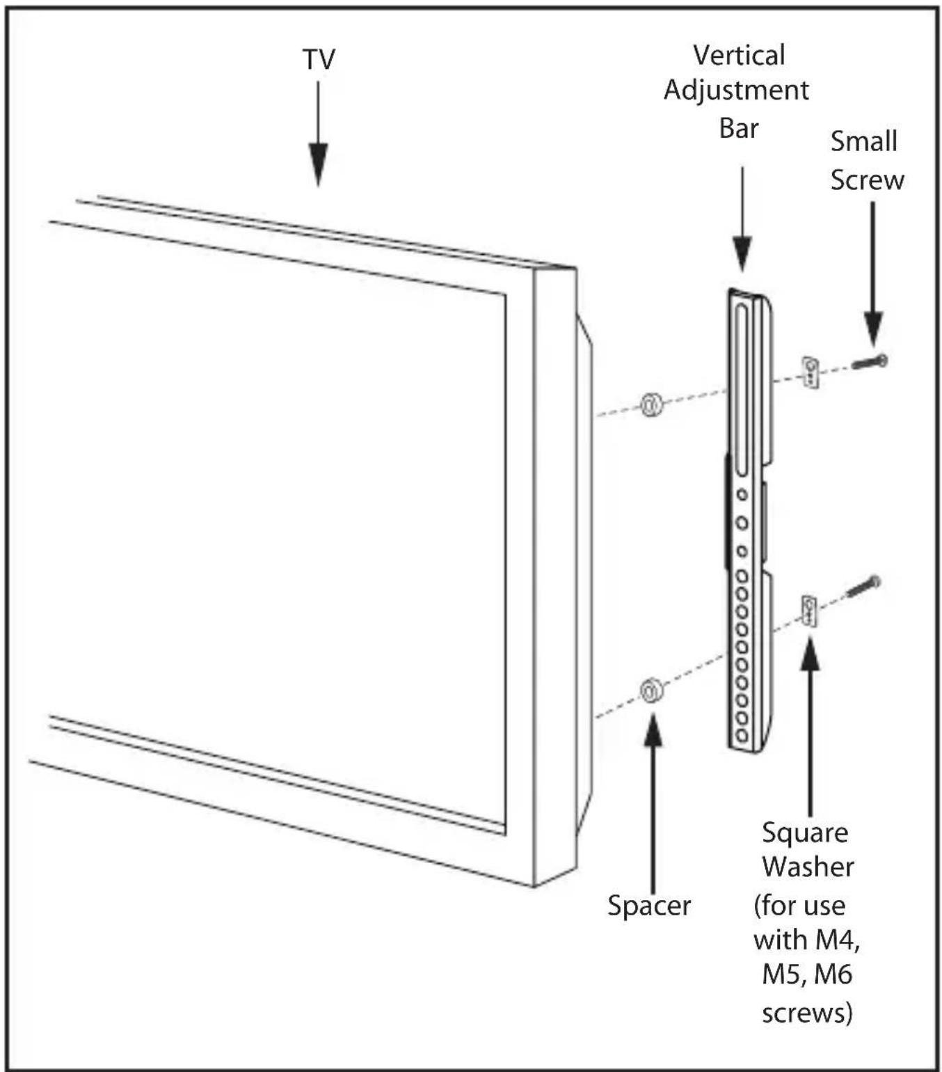 MONSTER FSM-ART-M-EFS - ⚠️ DO NOT over tighten screws. Thread screws carefully by hand before tightening. If you feel any resistance, remove the screw immediately. - 1