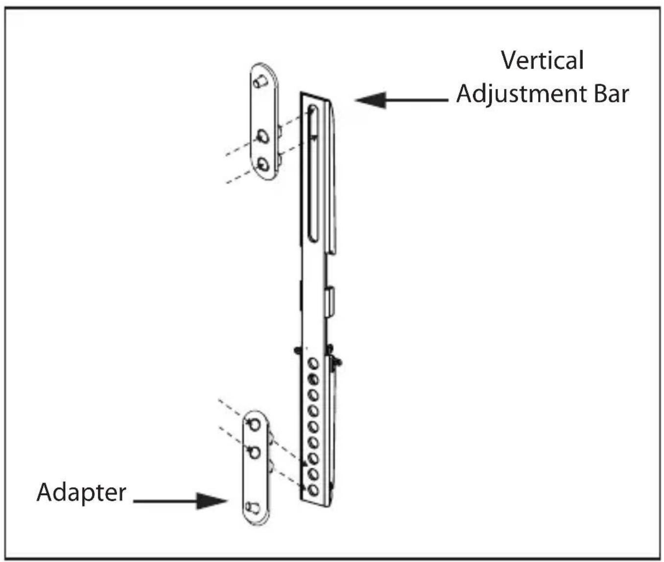 MONSTER FSM-ART-M-EFS - Attaching Extension Adapters to Extend VESA™ Pattern to 400x400 - 1