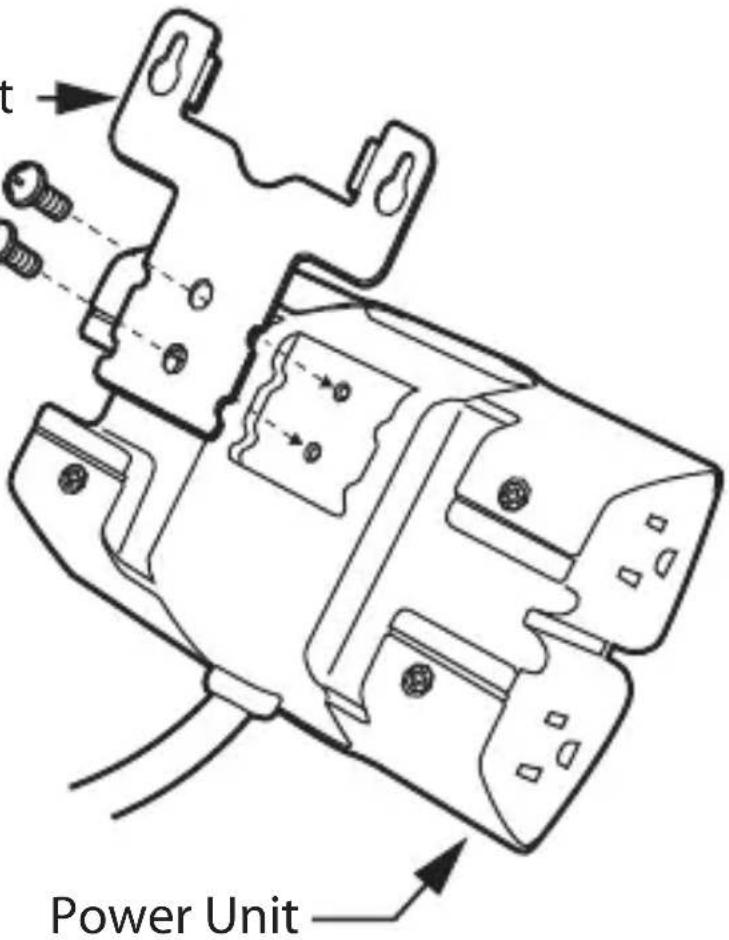 MONSTER FSM-ART-M-EFS - Attaching the Power Unit to the Installed Mount - 1