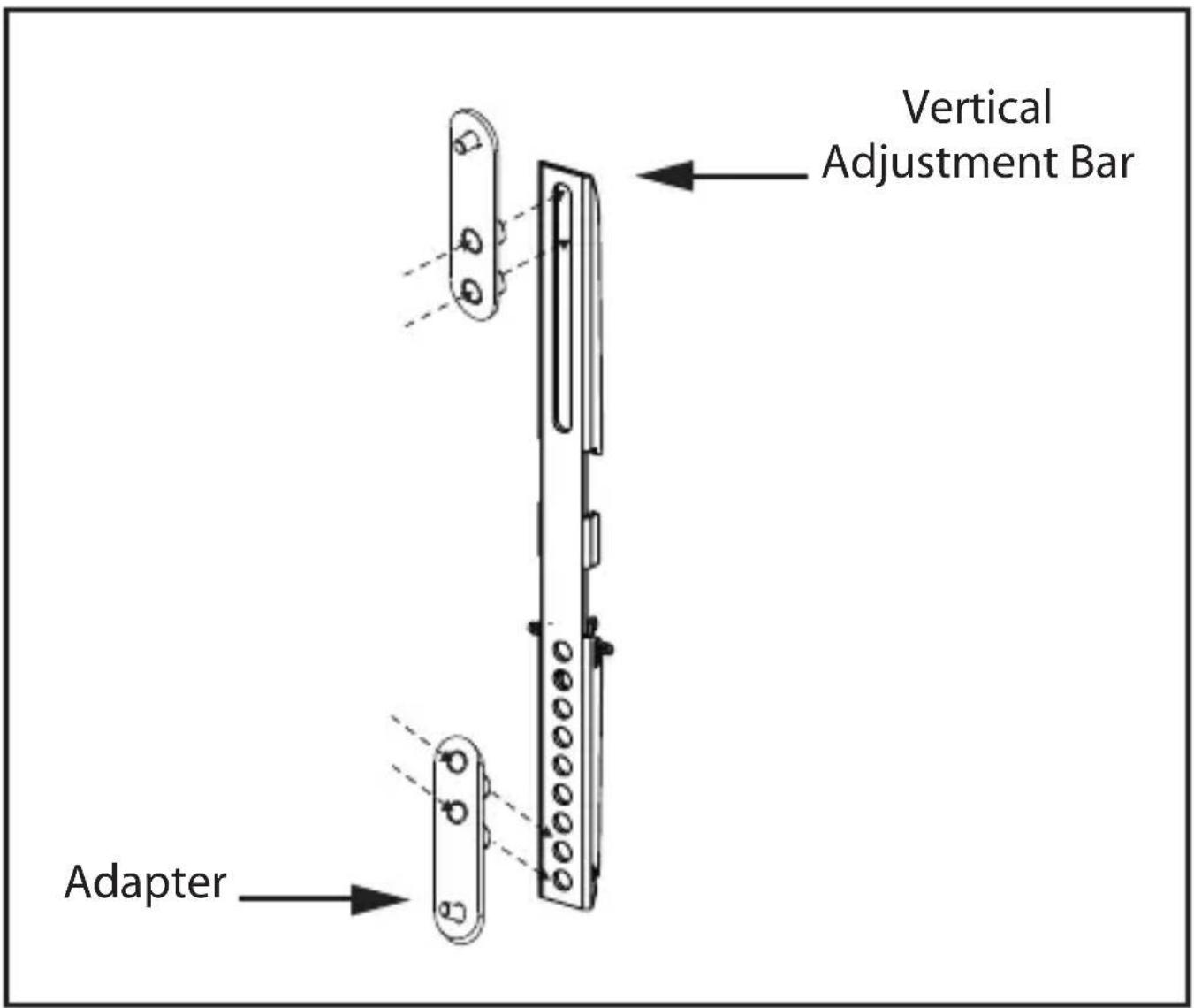 MONSTER FSM-FLAT-M-EFS - Attaching Extension Adapters to Extend VESA™ Pattern to 400x400 - 1