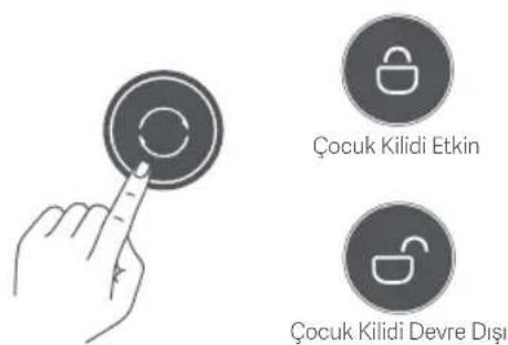 Xiaomi Smart Air Purifier Elite - Çocuk kilidi işlevini etkinleştirme/devre dışı bırakma - 1