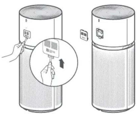 Xiaomi Smart Air Purifier Elite - Filtre bölmesinin temizlenmesi Lazer partikül sensörünün temizlenmesi - 2