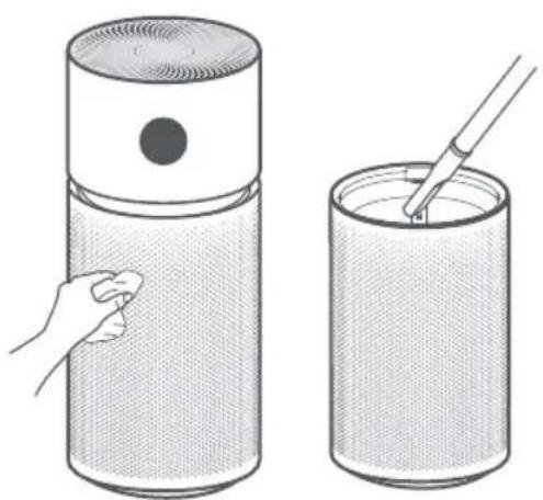 Xiaomi Smart Air Purifier Elite - Reinigung des Filterfachs Reinigung des Laser-Partikelsensors - 1