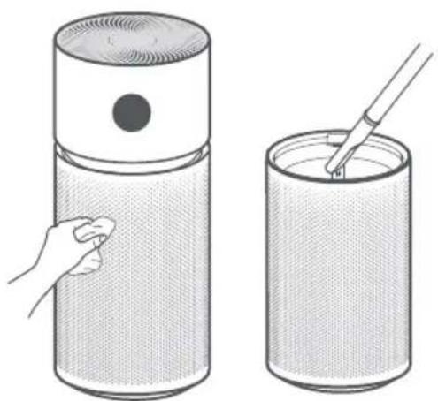 Xiaomi Smart Air Purifier Elite - Сузгі бөлігін тазалау Лазерлік бөлшектер датчигін тазалау - 1