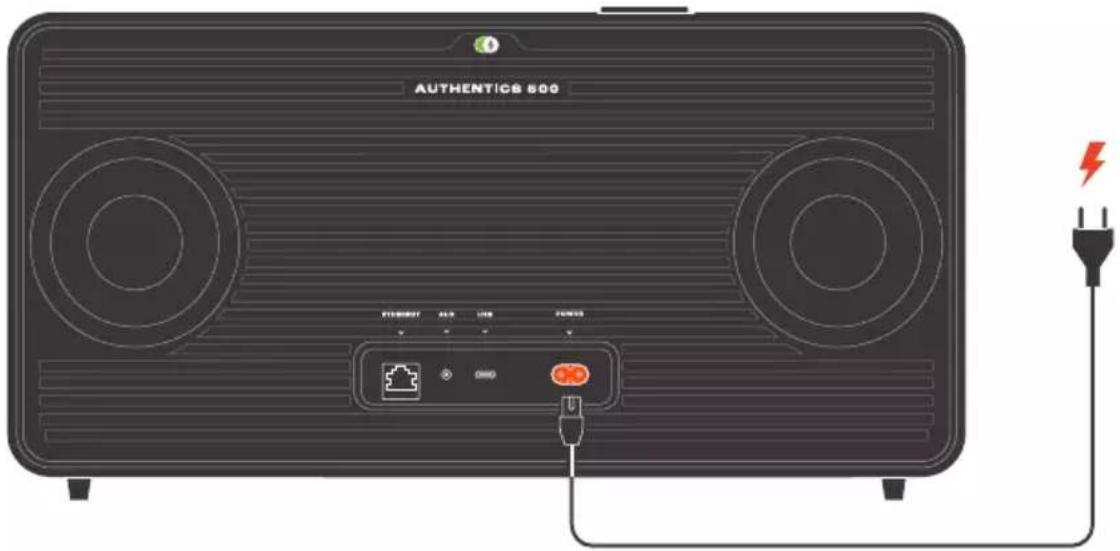 JBL Authentics 500 - POWER ON/OFF - 2
