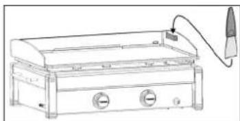 CAMPINGAZ Plancha Flame LX - Łopatka: - 1