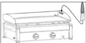 CAMPINGAZ Plancha Flame LX - Stekekniv: - 1