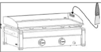 CAMPINGAZ Plancha Flame LX - Spatel: - 1