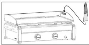 CAMPINGAZ Plancha Flame LX - Σπάτουλα: - 1