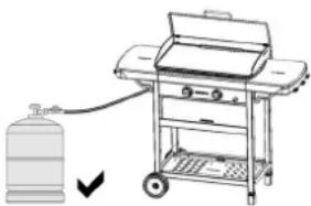 CAMPINGAZ Plancha Flame LX - d) Gázpalack - 1