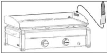 CAMPINGAZ Plancha Flame LX - Espátula: - 1