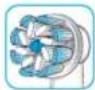 ORAL-B Smart Teen - La brossette Oral-B CrossAction - 1