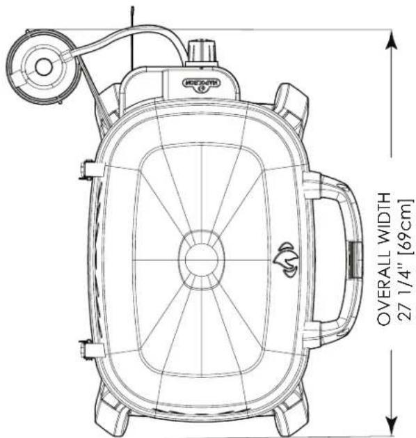 OVERALL WIDTH 27 1/4" [69cm]
