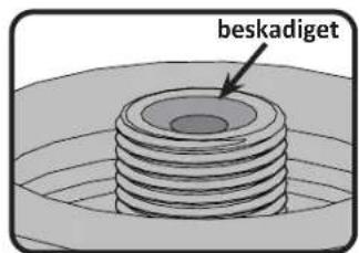 beskadiget