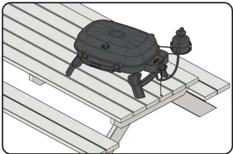 Napoleon TravelQ 240 - Table Top Use - 2