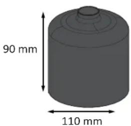 90 mm 110 mm