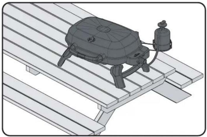 Napoleon TravelQ 240 - Brug som bordgrill - 3