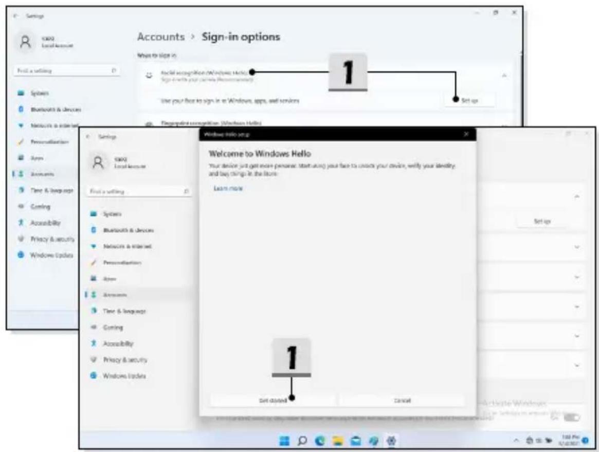 MSI Creator Z16HX Studio - Configurer Windows Hello Face - 1