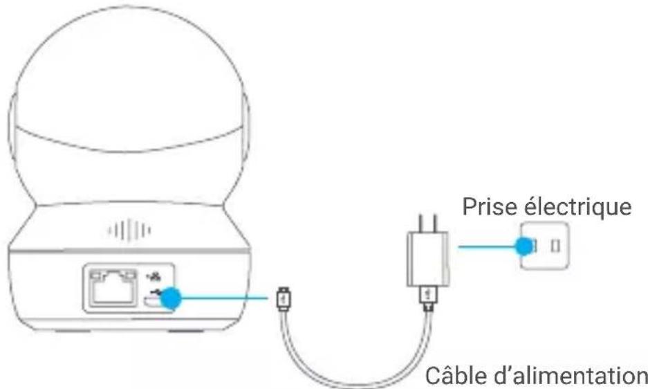 EZVIZ CN6 4MP - Mise sous tension - 1