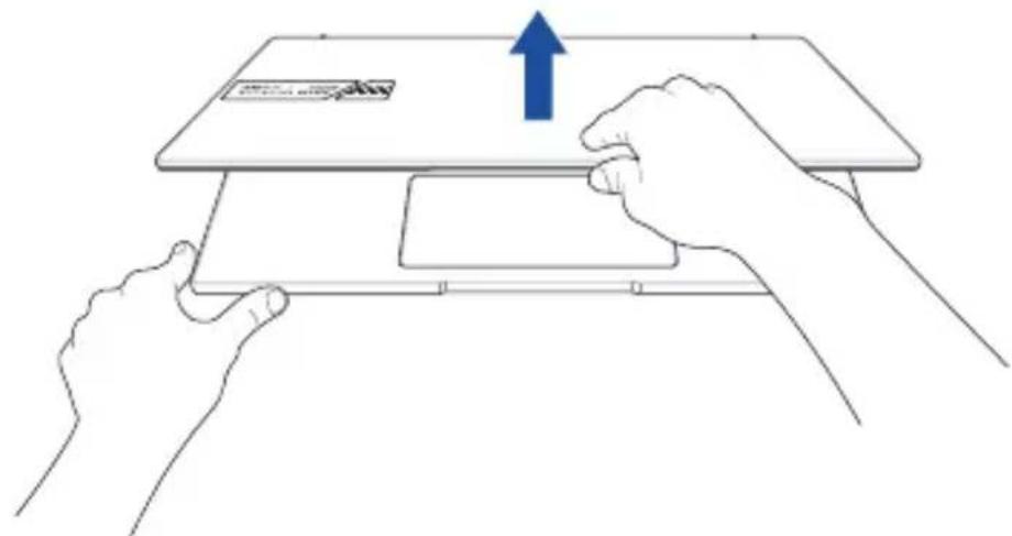 ASUS VivoBook S 16X - Soulevez le panneau d'affichage - 1