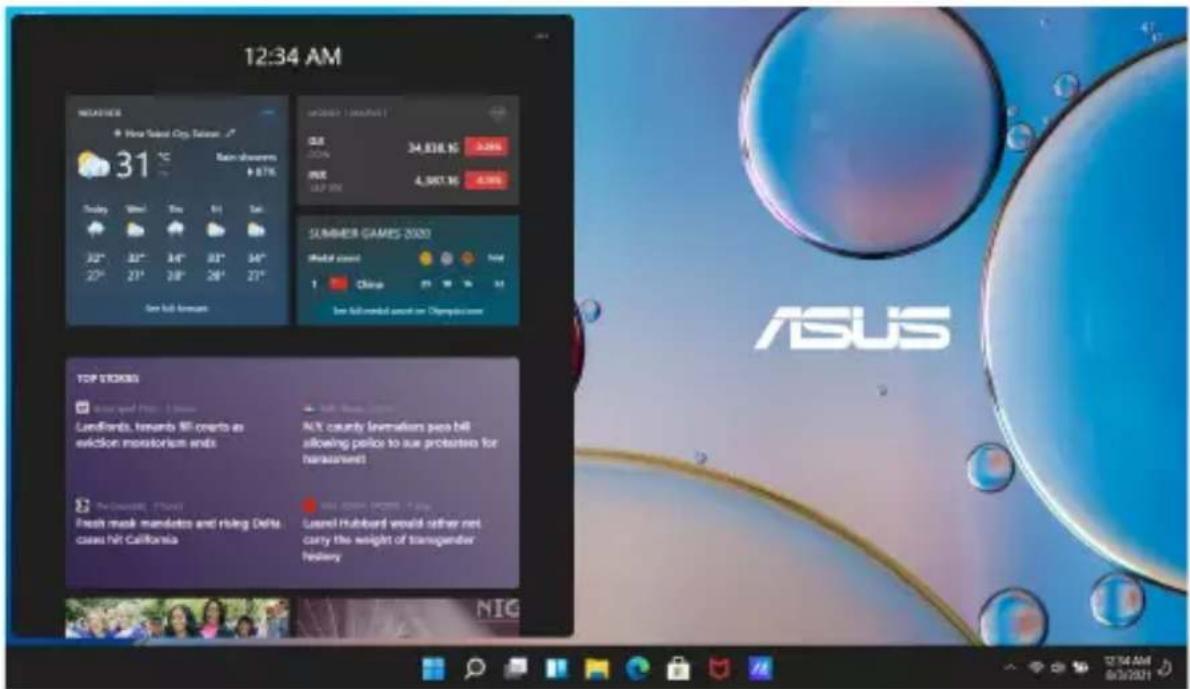 ASUS VivoBook S 14X OLED - Widgets - 1