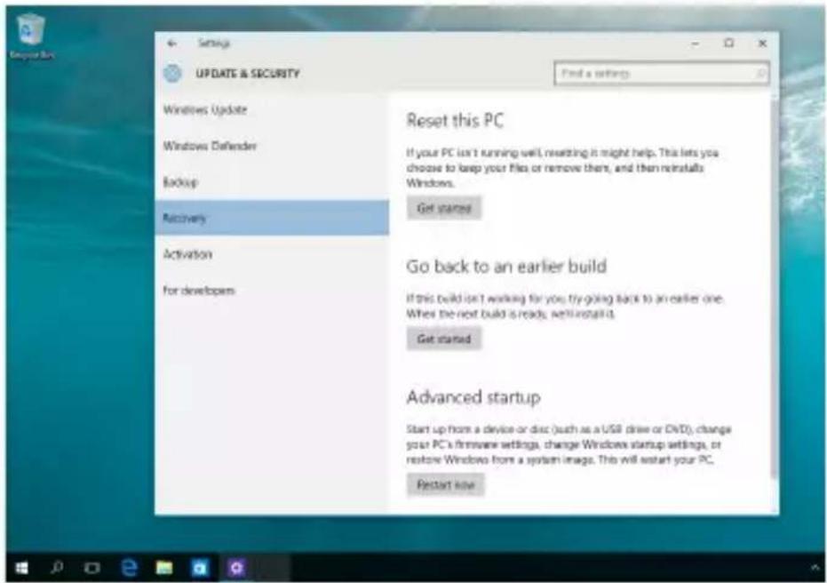 ASUS VivoBook X507 - Utiliser une option de restauration - 2