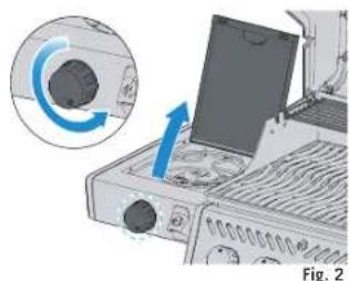 Napoleon Freestyle 365 - Side Burner Lighting (if equipped) - 1