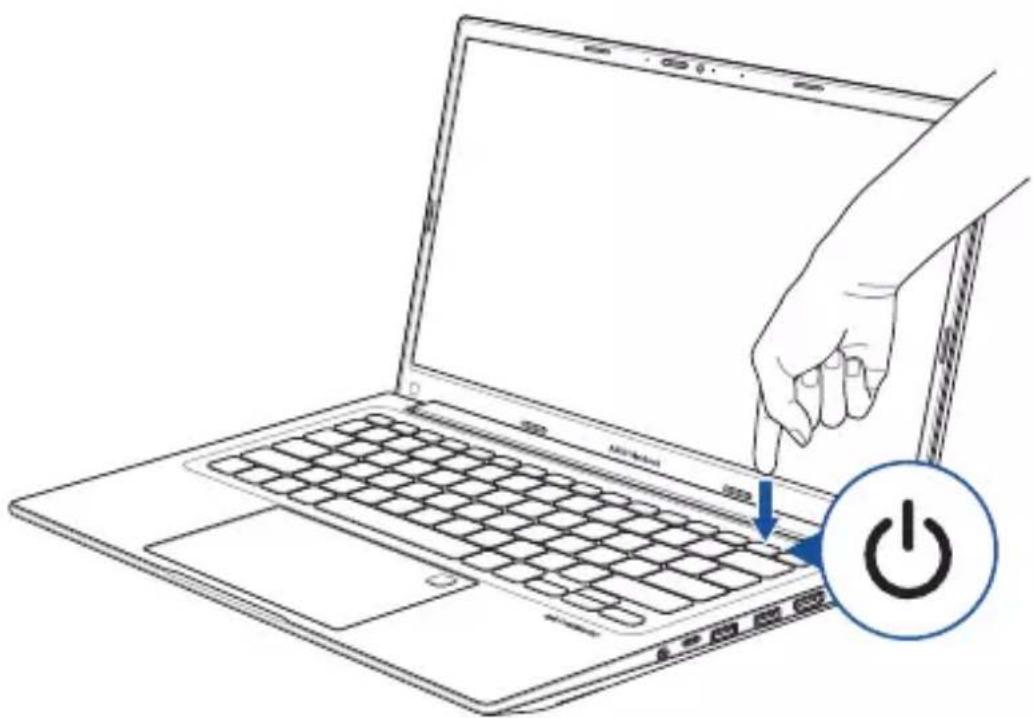 ASUS VivoBook 16 OLED - Appuyez sur le bouton d'alimentation - 1