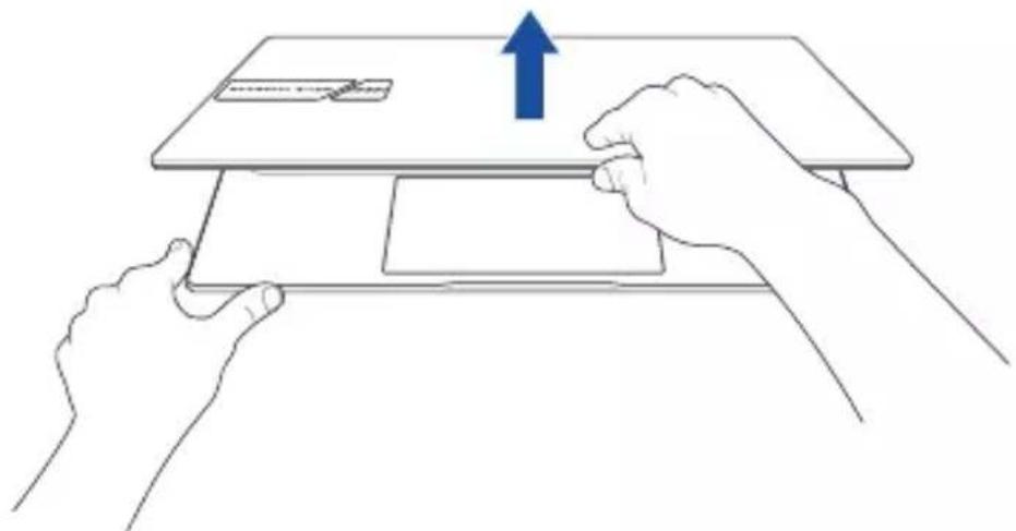 ASUS VivoBook 16 OLED - Soulevez le panneau d'affichage - 1