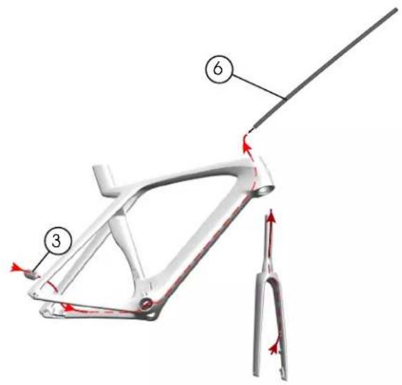 TREK Madone SLR Gen 7 - Acheminement - eTap : instructions - 1