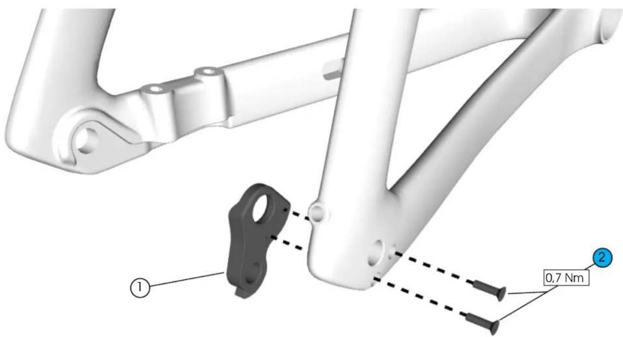 TREK Madone SLR Gen 7 - Patte de dérailler arrête - 1