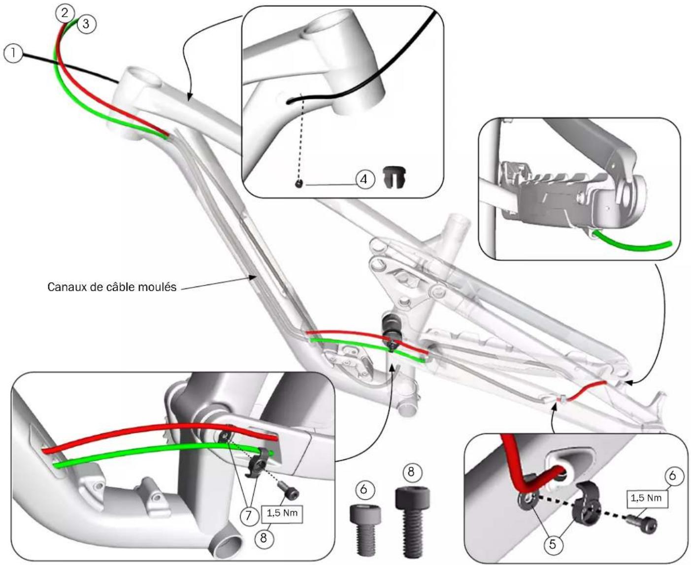 TREK Slash AL Gen 6 - Aluminium - Acheminement pour groupe mécanique - 1