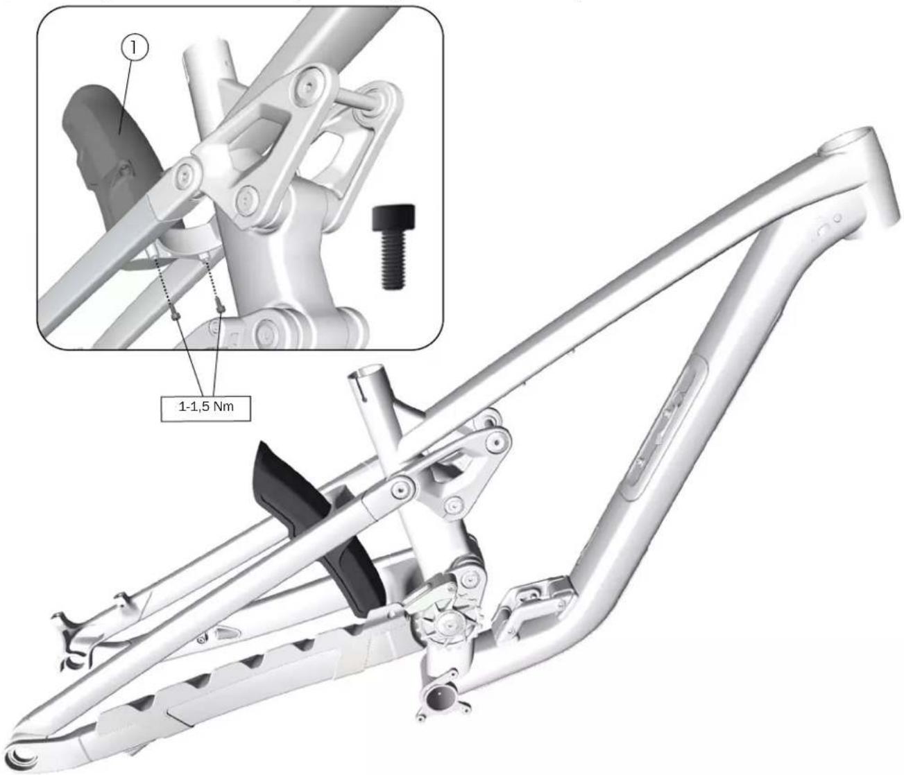 TREK Slash AL Gen 6 - Garde-boue arrête - 1