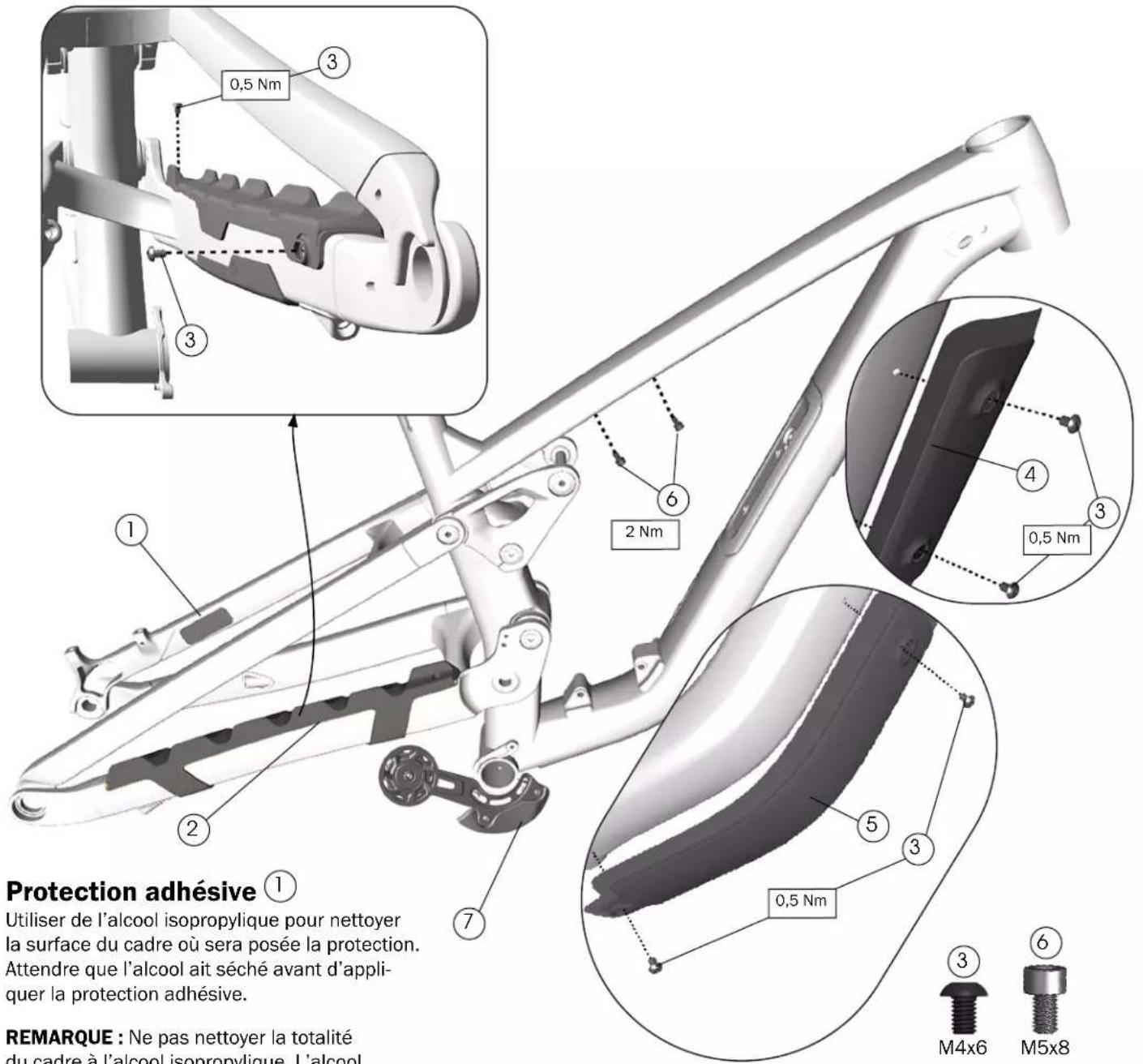 TREK Slash AL Gen 6 - Cadre aluminium et garde-chaine - 1