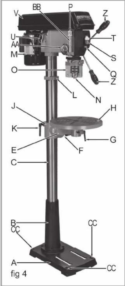 General International DP2003 - APPRENEZ À CONNAITRE VOTRE PERCEUSE À COLONNE DE 13 PO - 2