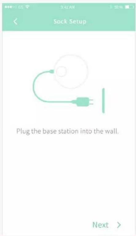 Owlet Smart Sock 3 - Impostare l'Owlet Sock: - 4