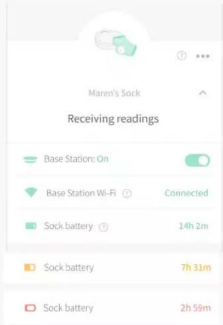 Owlet Smart Sock 3 - Notification de batterie faible de la Sock - 1